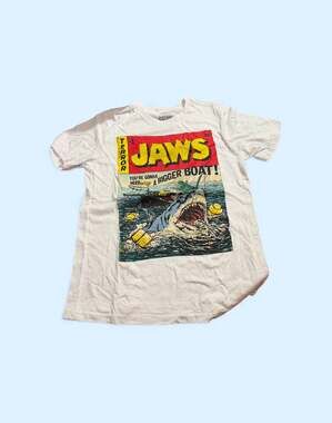 Jaws Retro Comic Book Shark T-Shirt
